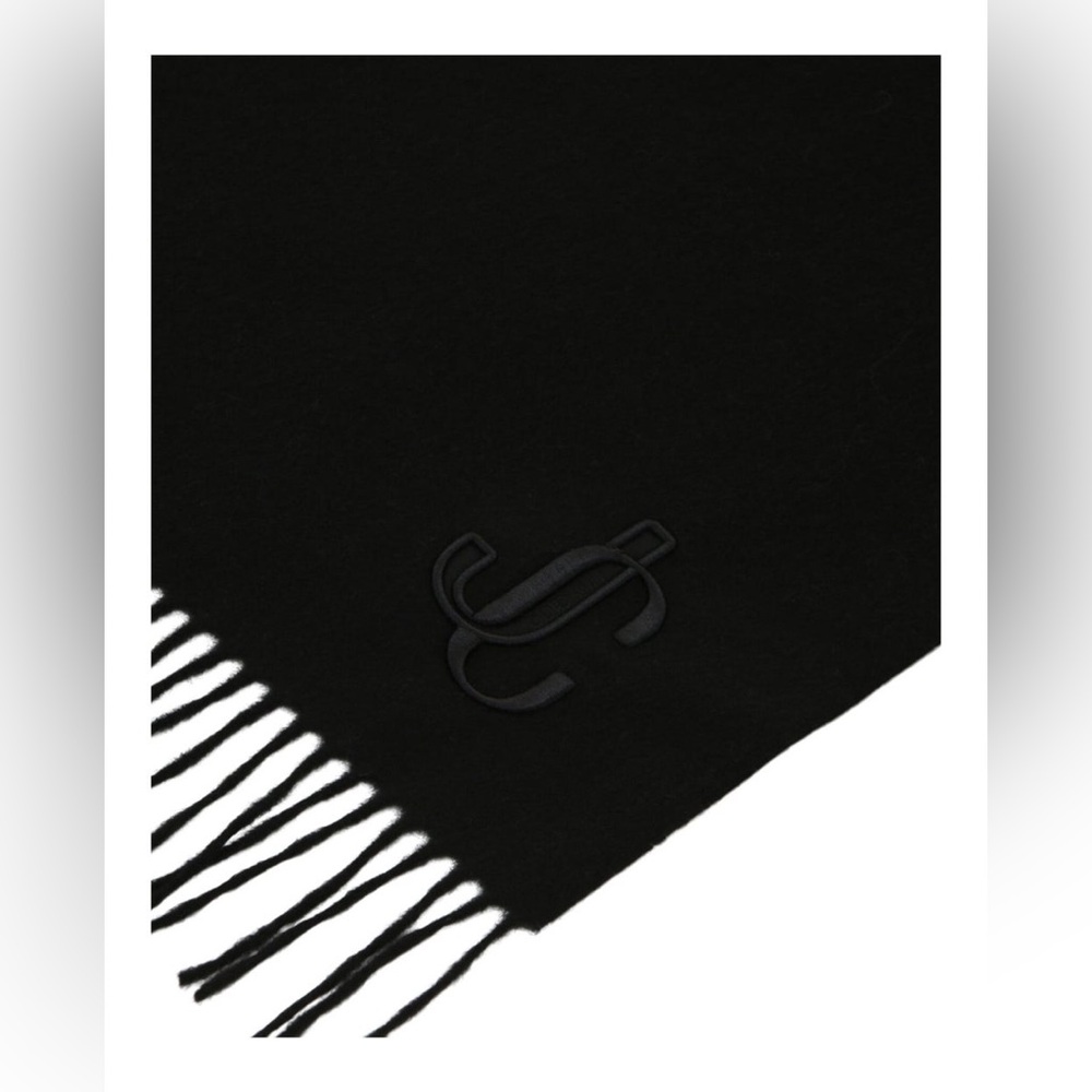 Jimmy Choo - brand new with tags black cashmere scarf
